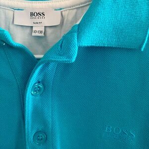 Beautiful blue boys Hugo Boss polo shirt size 10